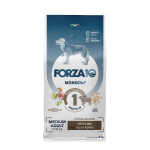 Forza10 Medium Diet with Lamb - sausā barība suņiem 12kg